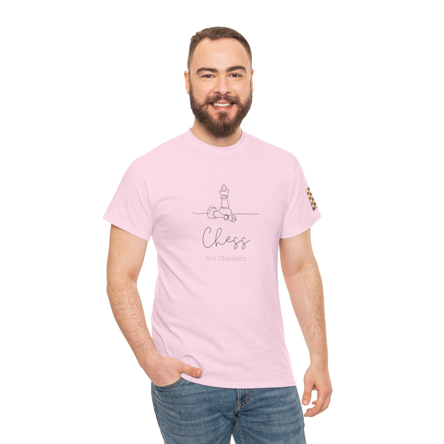Chess Not Checkers Unisex Tee - Ethically Grown 100% Cotton - GILDAN