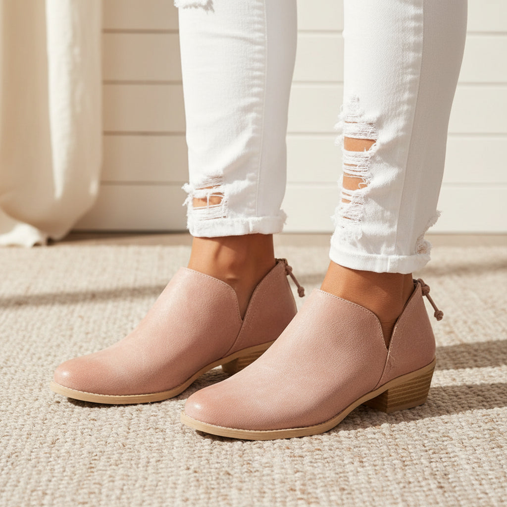 Autumn Women Shoes Retro High Heel Ankle Boots