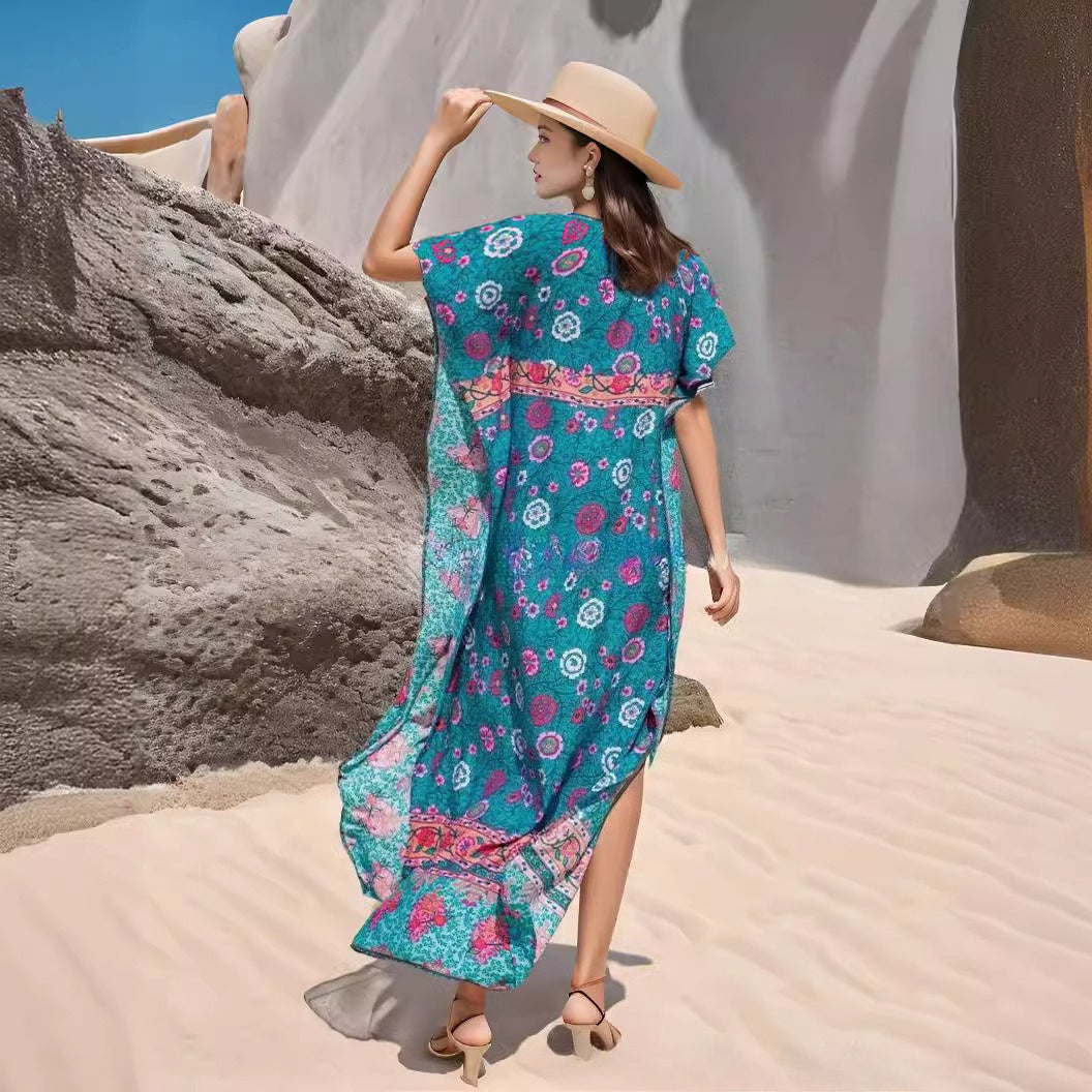 Women's Bohemian Dress Casual Vacation Beach Dress
