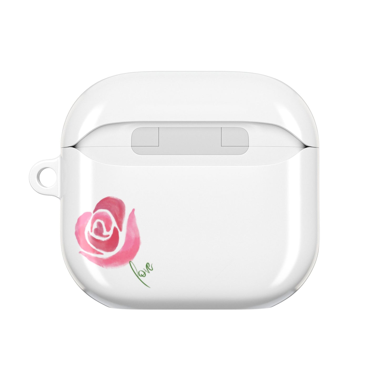 Romantic Rose AirPod Case - Cute Floral Design, Gift for Her, Valentine's Day Present, Trendy Accessory, Love Theme