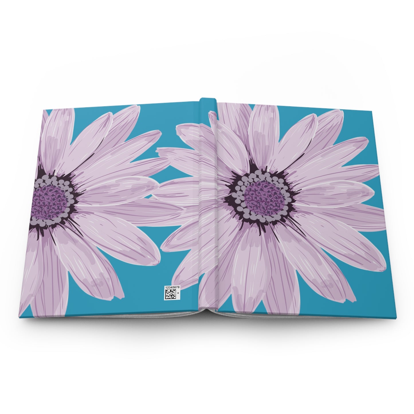 Floral Hardcover Journal for Creative Minds, Daily Planner, Gift for Writers, Flower Notebook, Aesthetic Journal