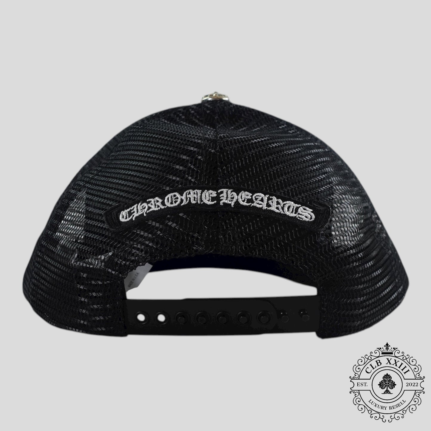 Chrome Hearts Sex Pistols Trucker Hat in Black
