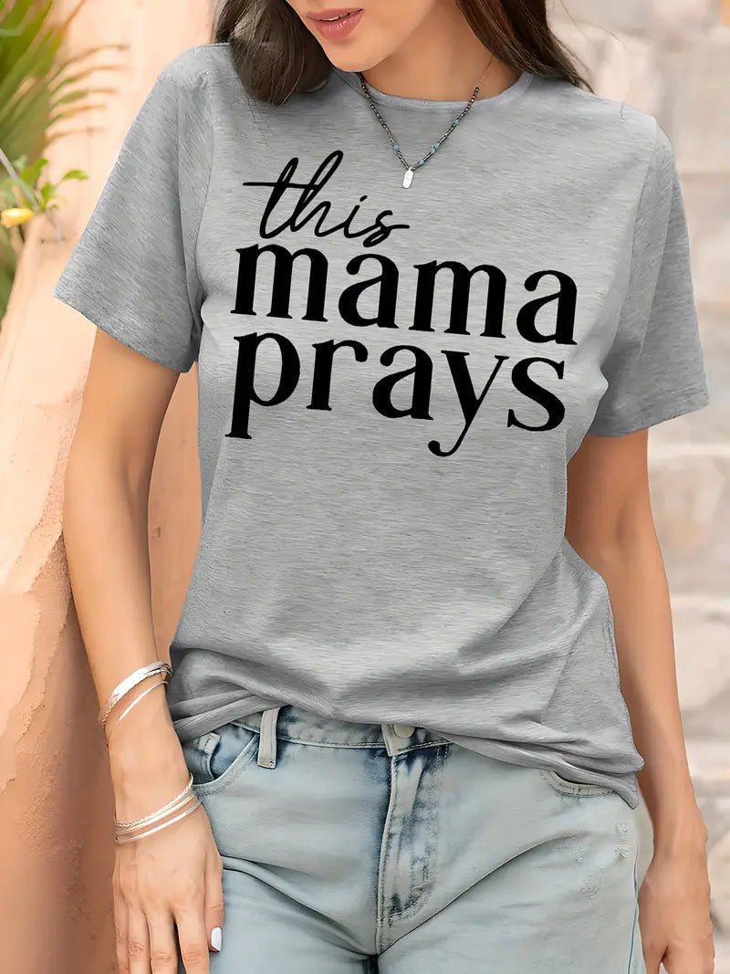 Women's Short Sleeve Round Neck T-Shirt  Style Gift