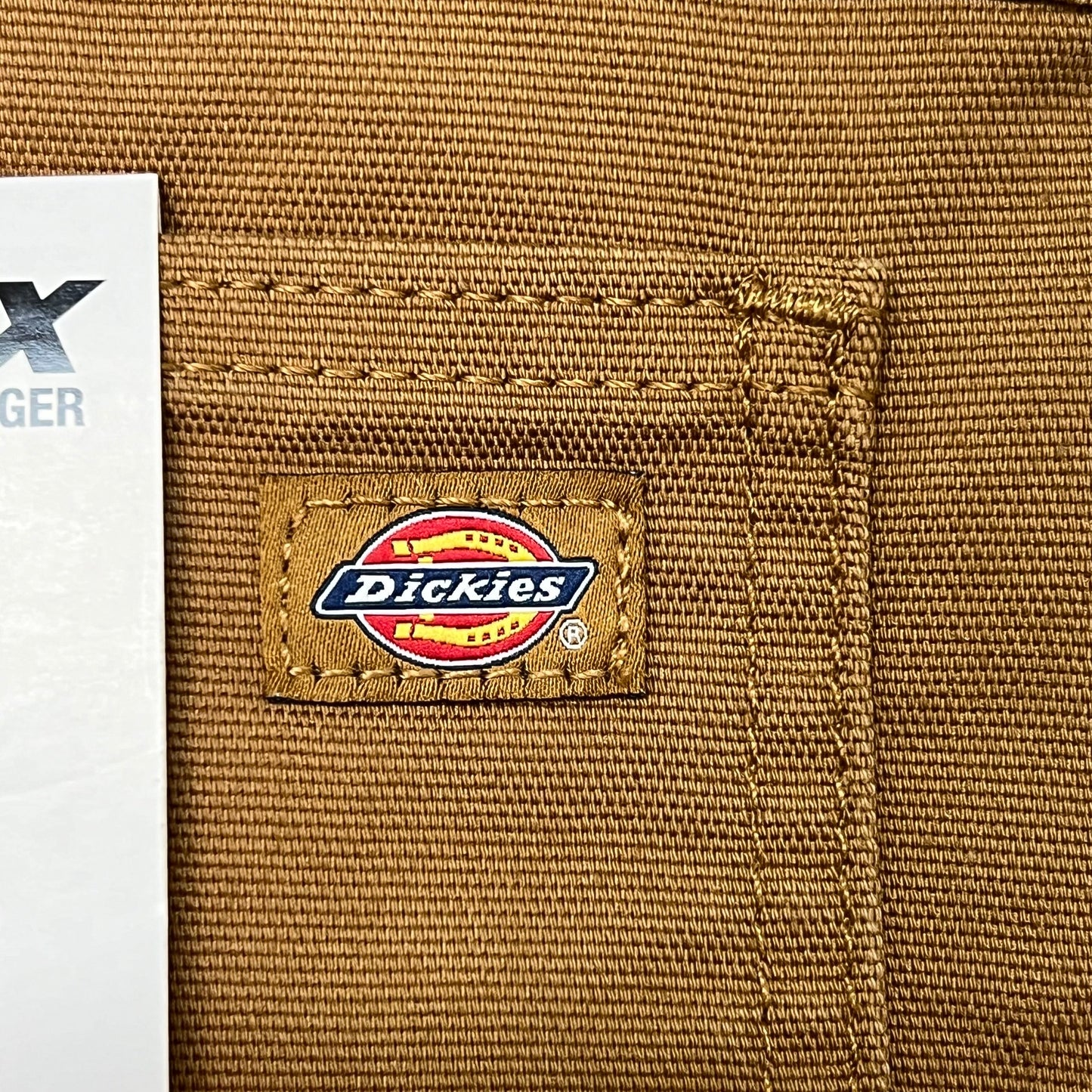 DICKIES Flex Regular Fit Double Knee Pant Men's Sz 42X32 Stonewashed Brown Duck