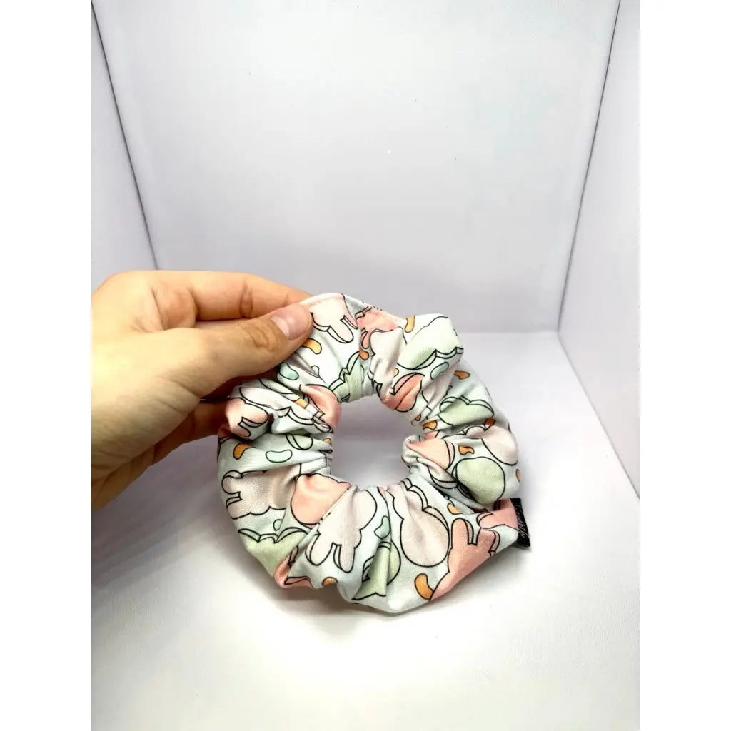 Mini Pastel Peeps Easter Poly Scrunchie