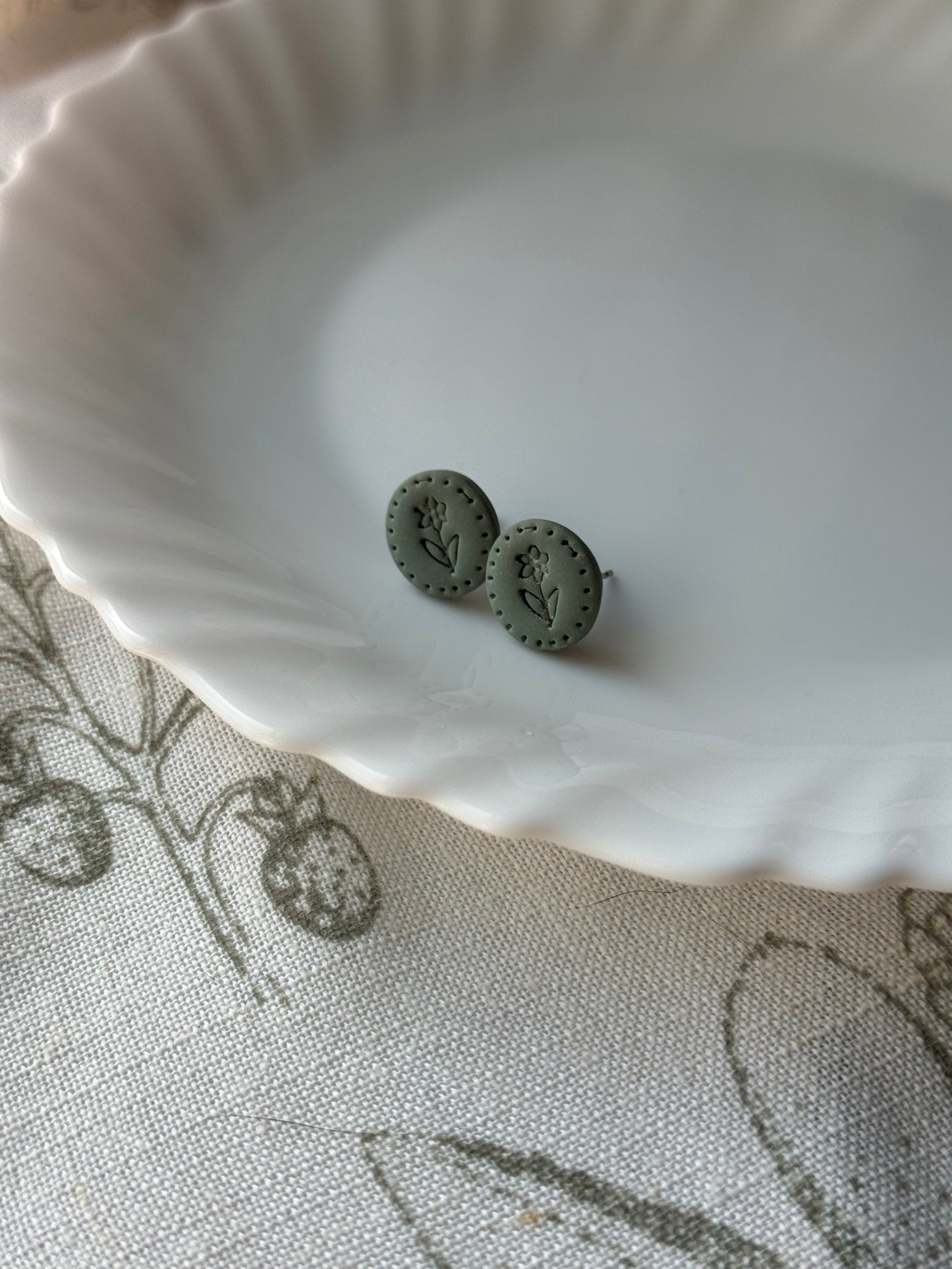 Sage Spring Studs