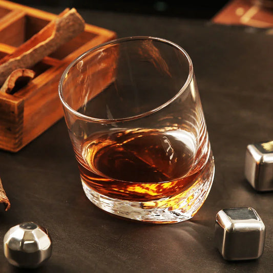 Whiskey glass Tower Of Pisa Inclined Bottom  Wine Rock Glass For Bar NMD Brandy Snifer Chivas Whisky Drinking Cup Verre a Vin