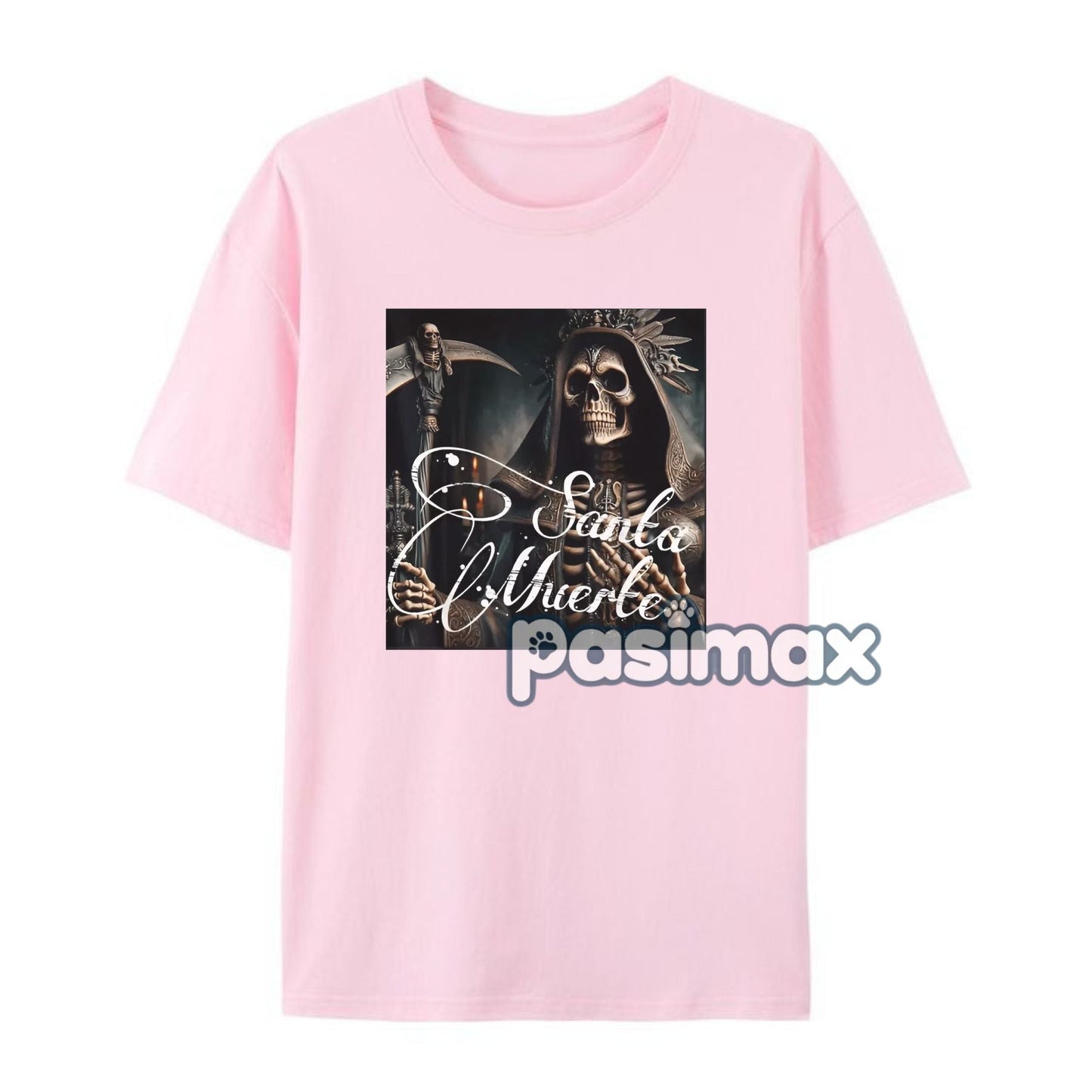 Men's Santa Muerte Knight Graphic Tee - Unapologetic Style Shirt, Dark Fantasy Apparel