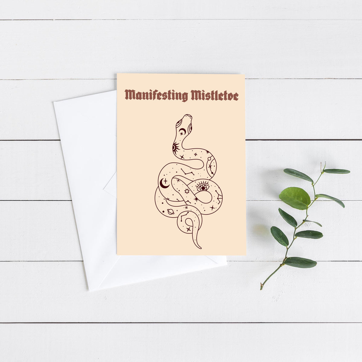 Mystical Christmas Greeting Cards, Set of 24
