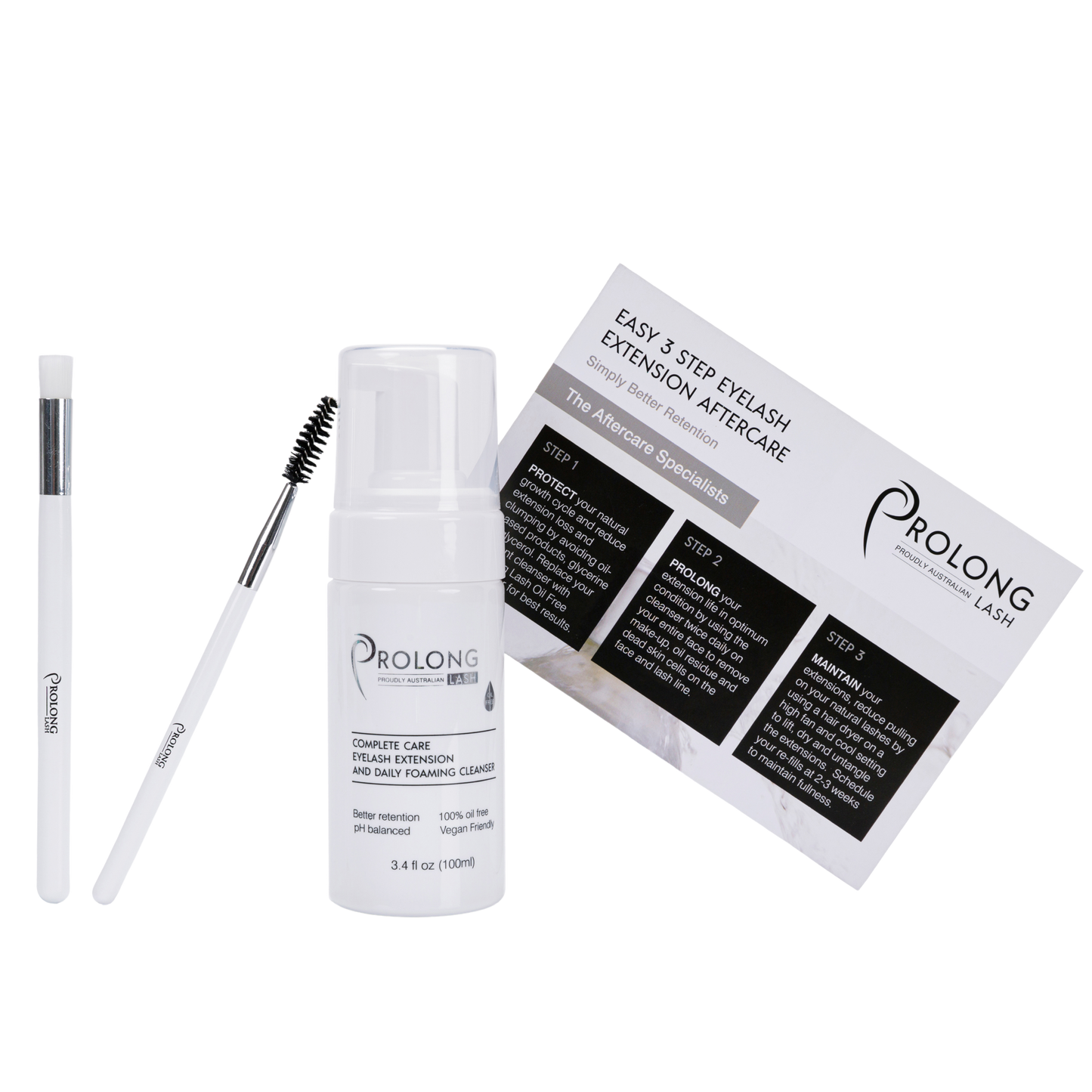 Eyelash Extension Foaming Cleanser Pump 3.4 fl oz / 100 ml Client Pack