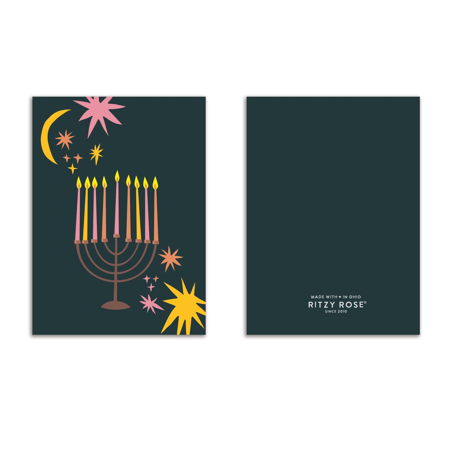 Chanukah Greeting Cards, Set of 24
