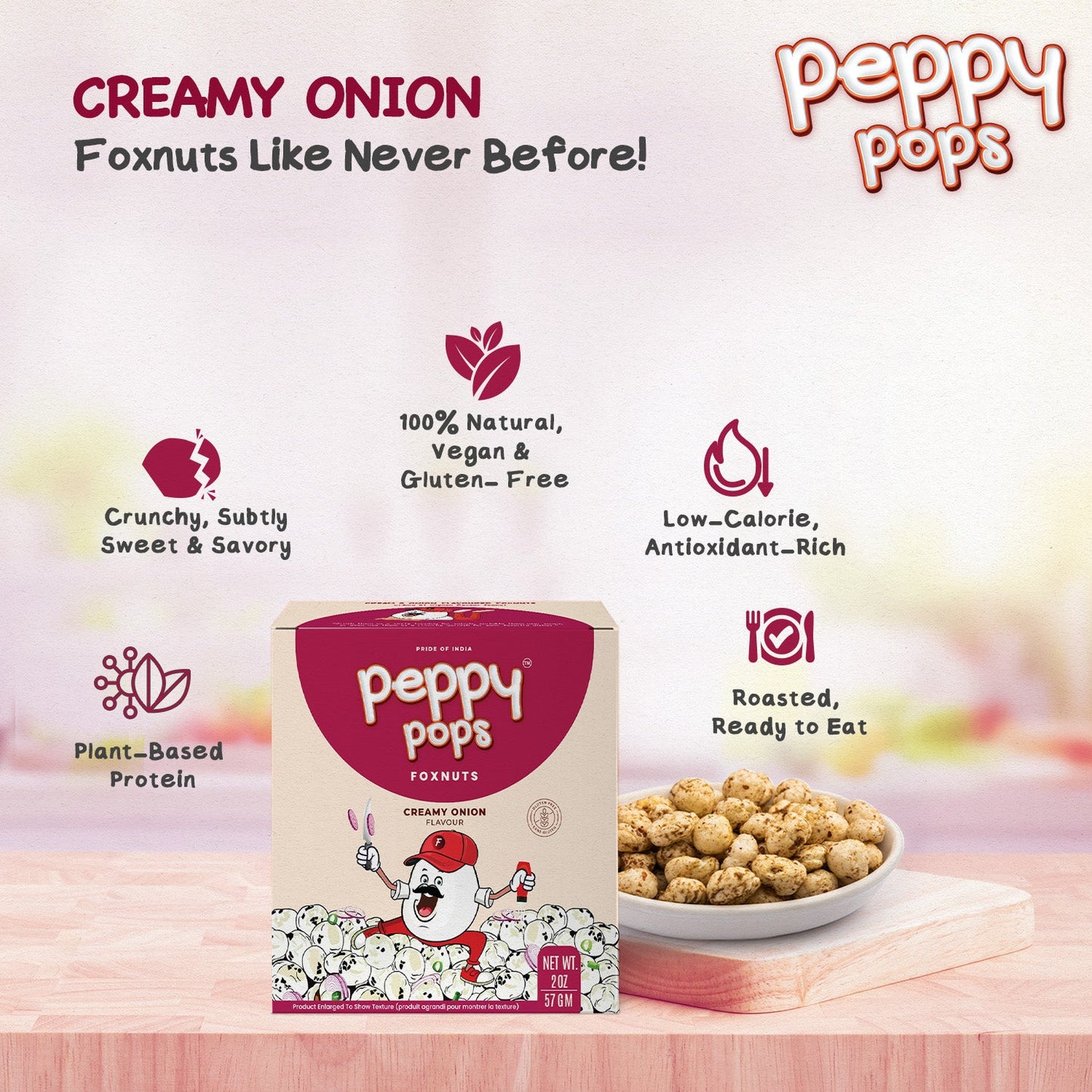 PEPPY POPS CREAMY ONION ROASTED FOXNUTS-4