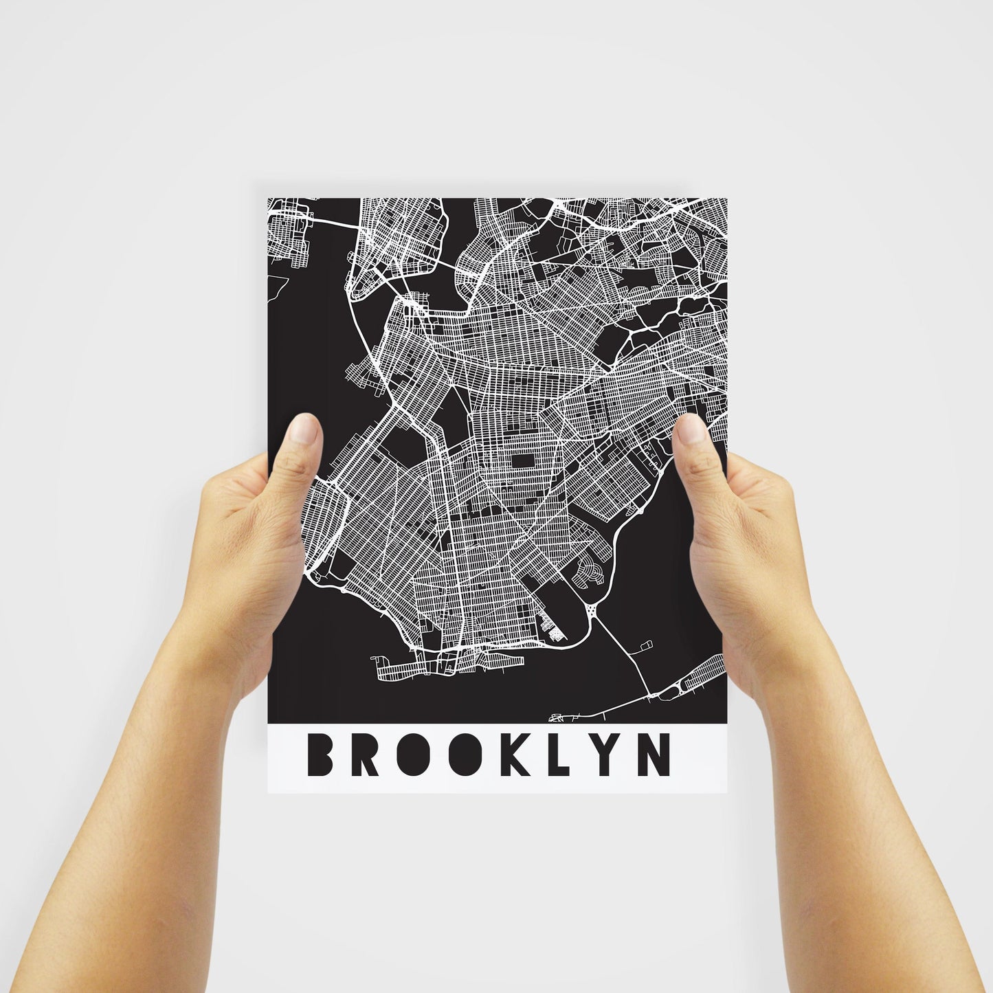 New York City Boroughs Wall Prints, Set of 6