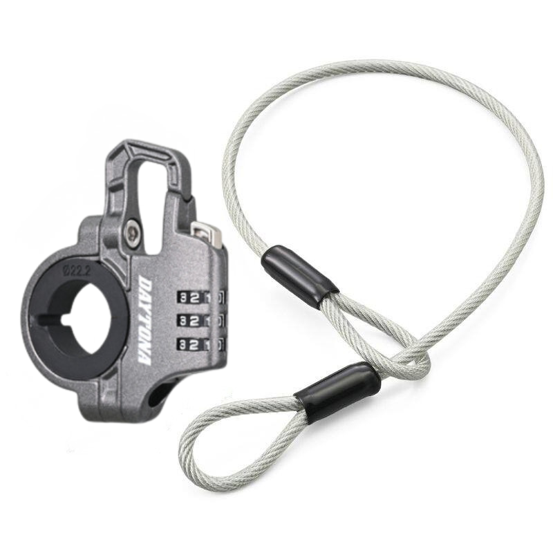 DAYTONA™ Motorcycle Handlebar Password Lock/Helmet Lock