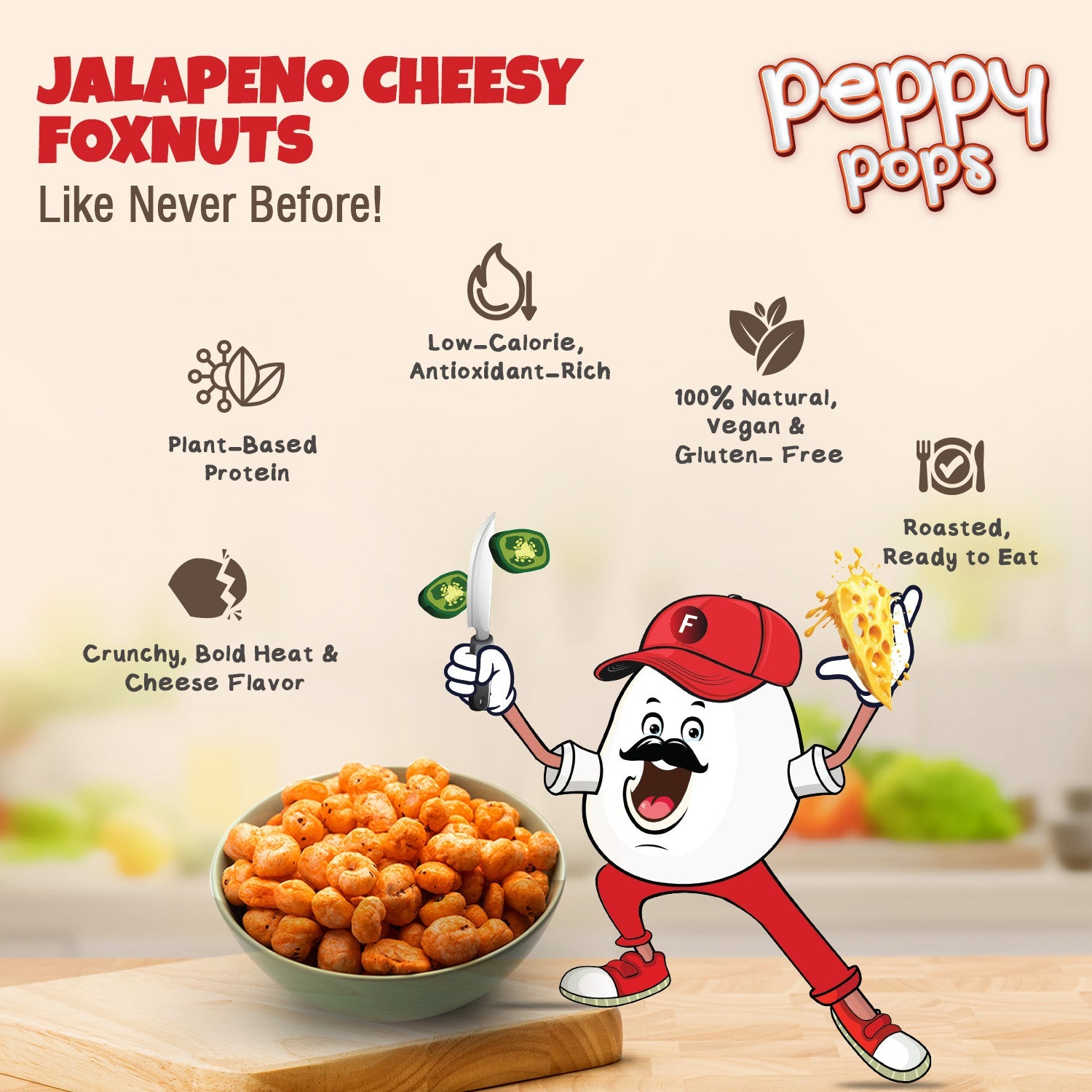 PEPPY POPS JALAPENO CHEESY ROASTED FOXNUTS-4
