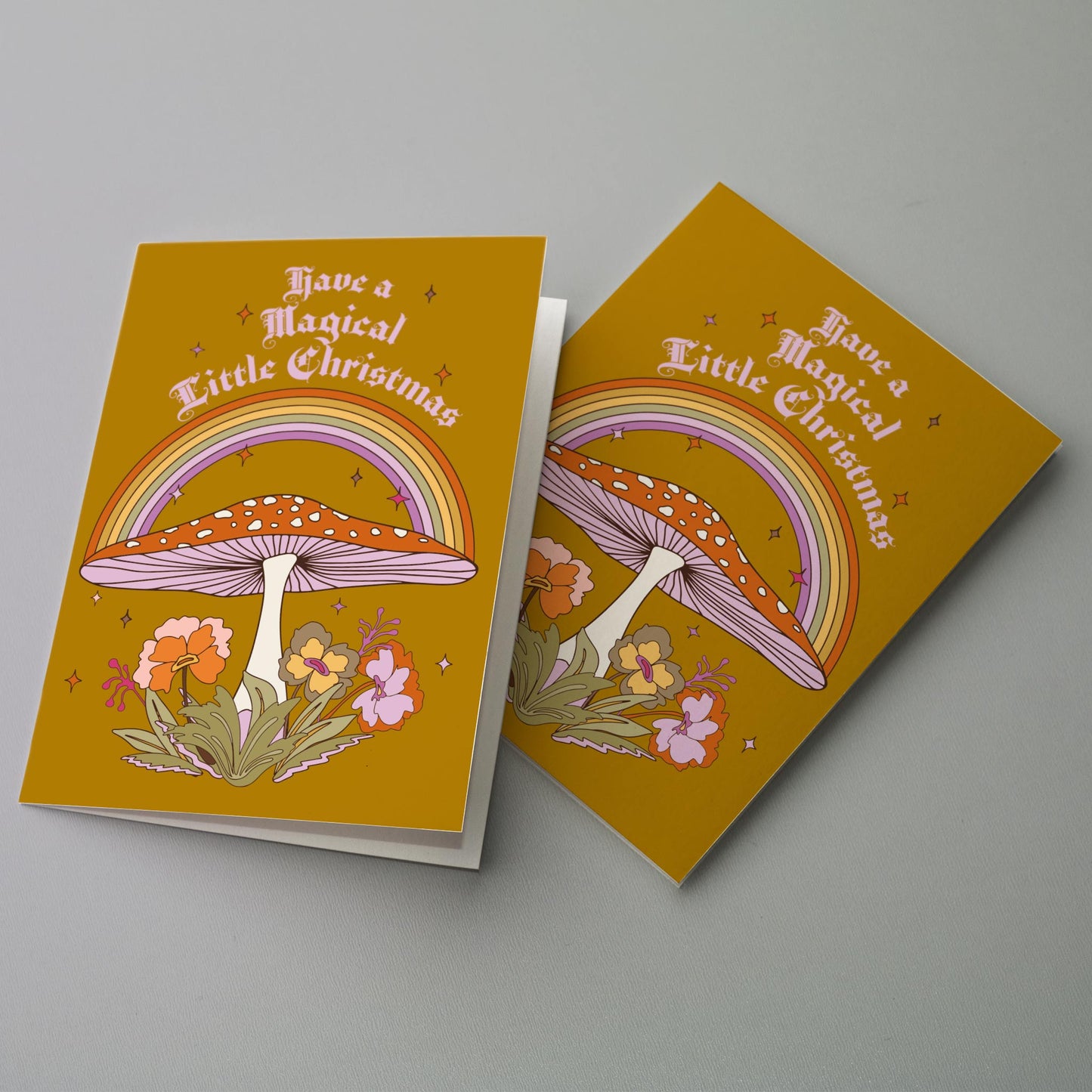 Magic Mushroom Christmas Cards, Set of 24