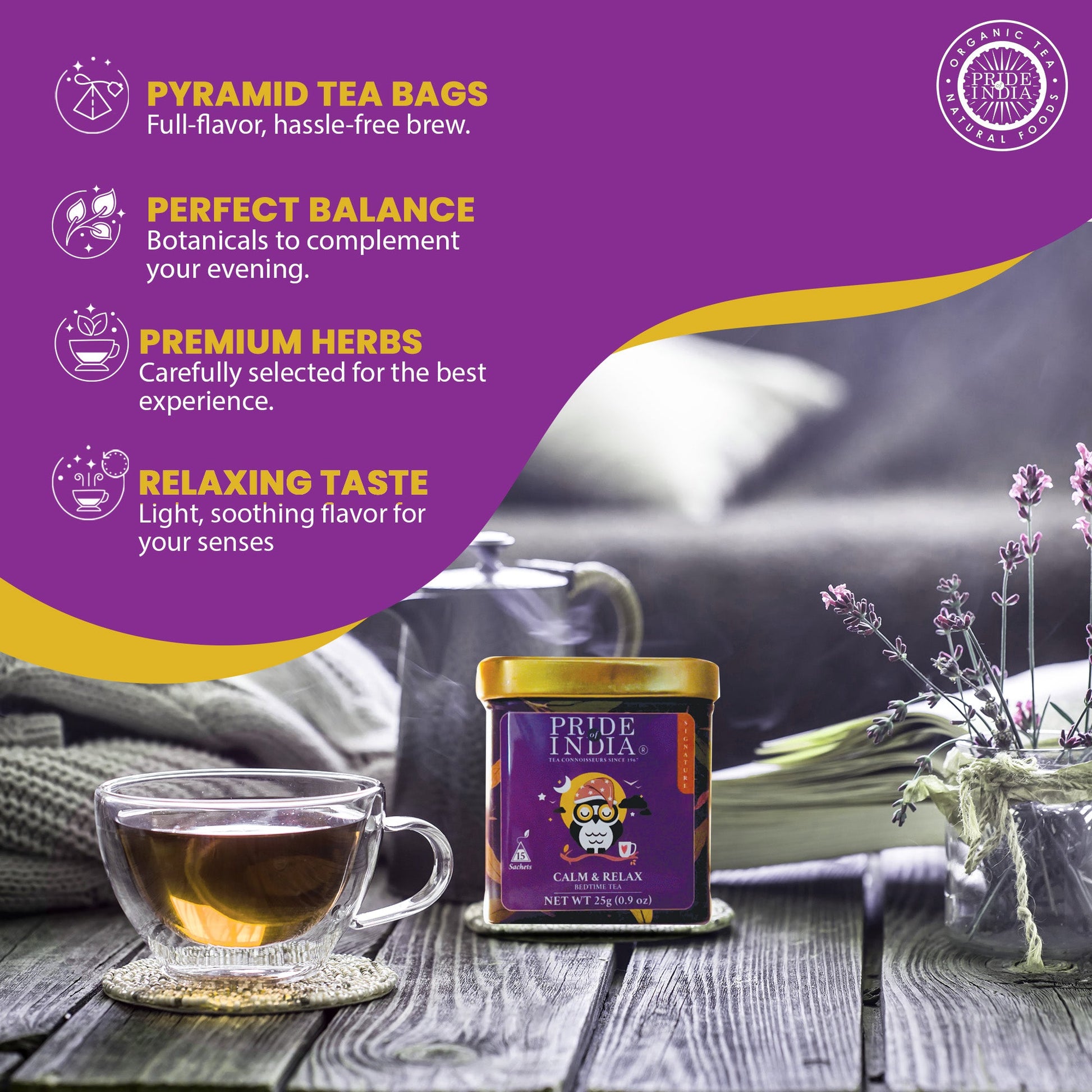 Calm & Relax - Bedtime Tea Bags-4