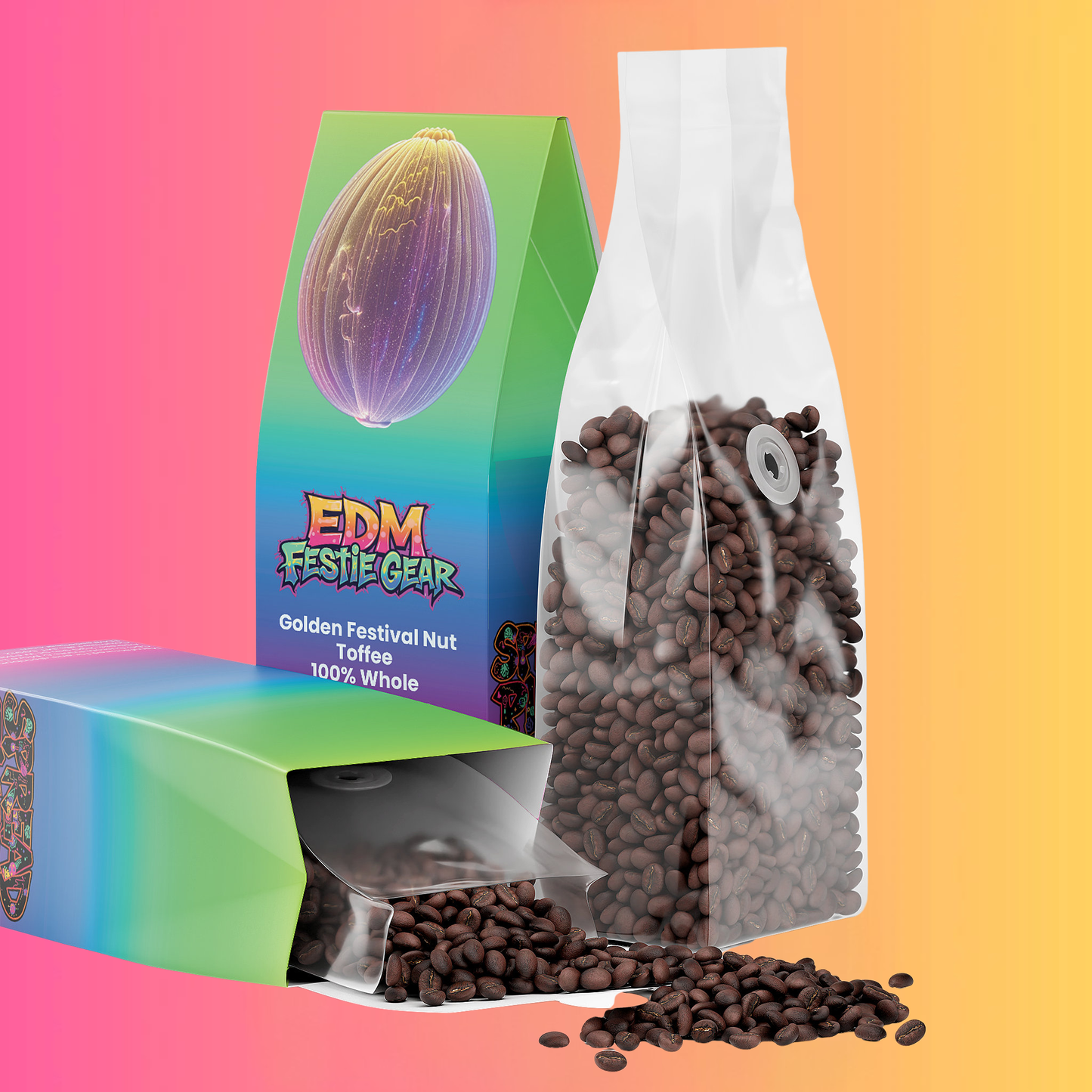 Golden Festival Nut Toffee Coffee Beans (Medium Roast)