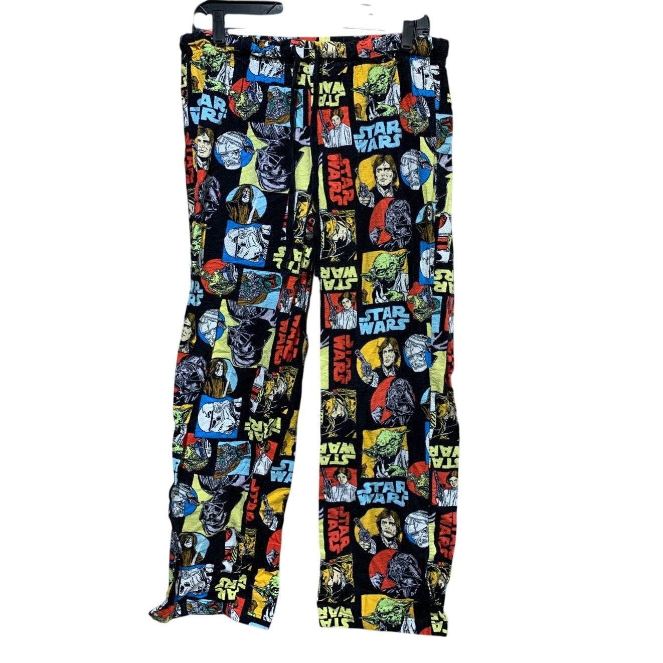 Disney Store Star Wars Mens Small Flannel Drawstring Sleepwear PJ Pajama Pants