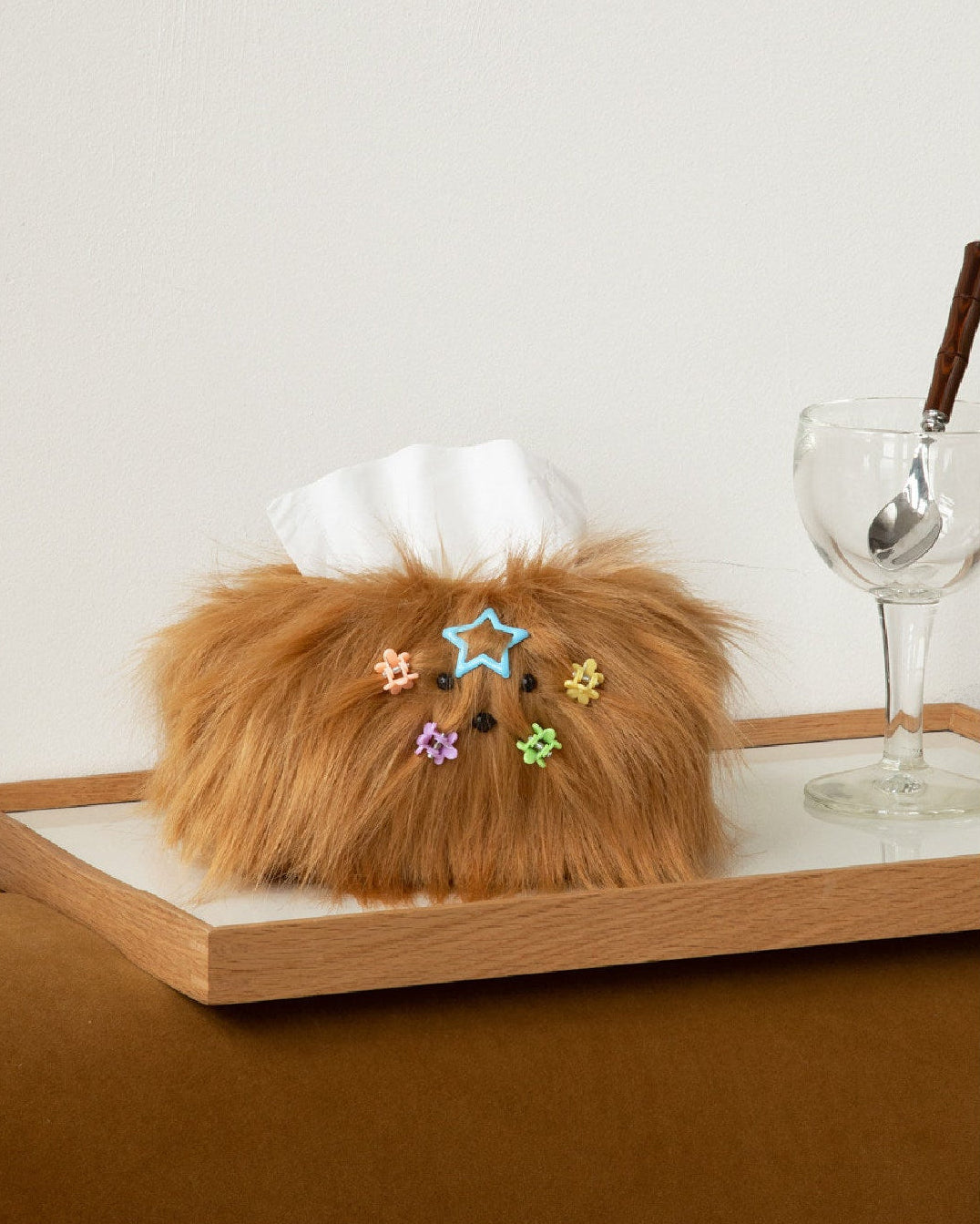 Fluffy Dog Tissue Box Cover-3