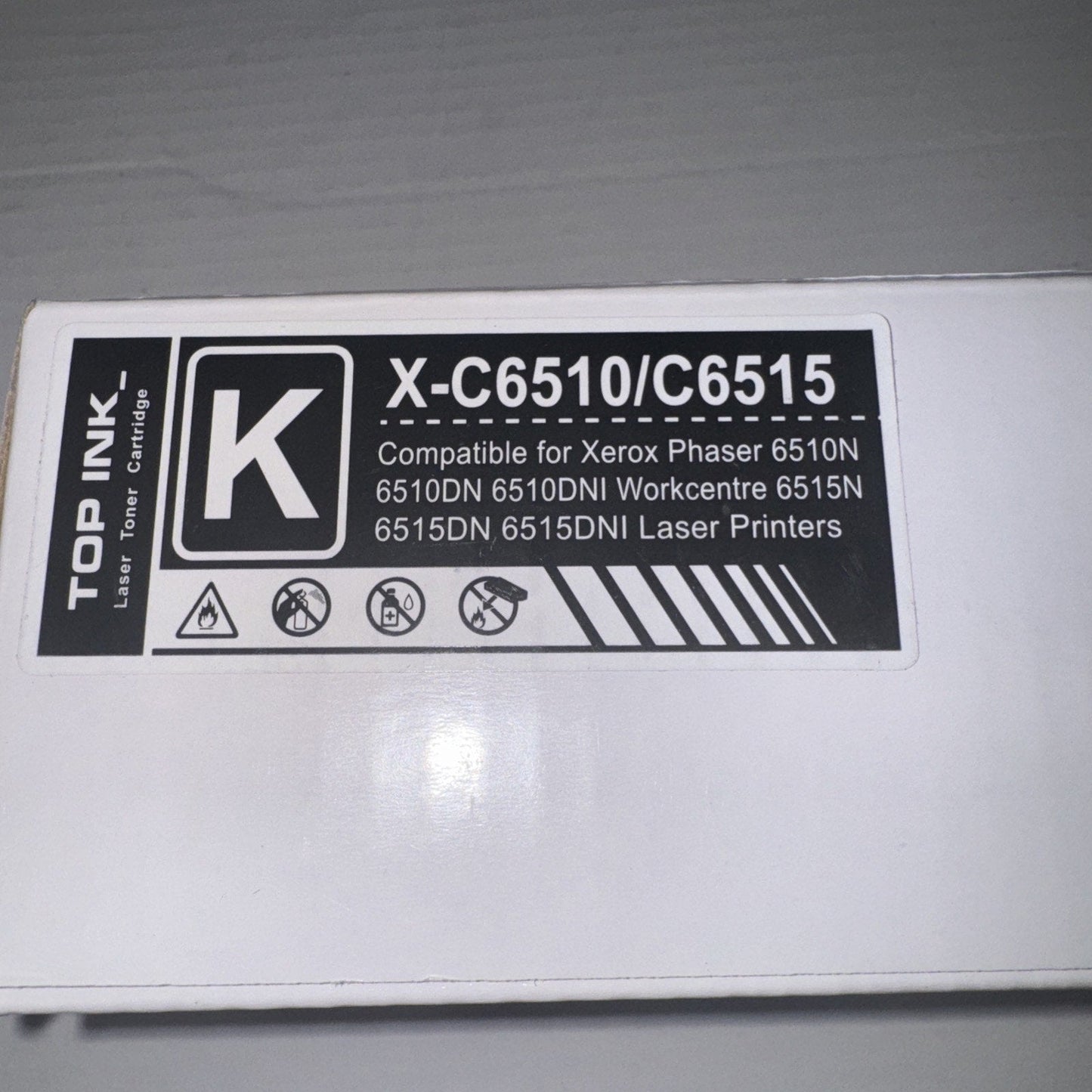 Top Ink X-C6510 Toner Printer Ink 6510 Cartridge SEALED IN Box Black