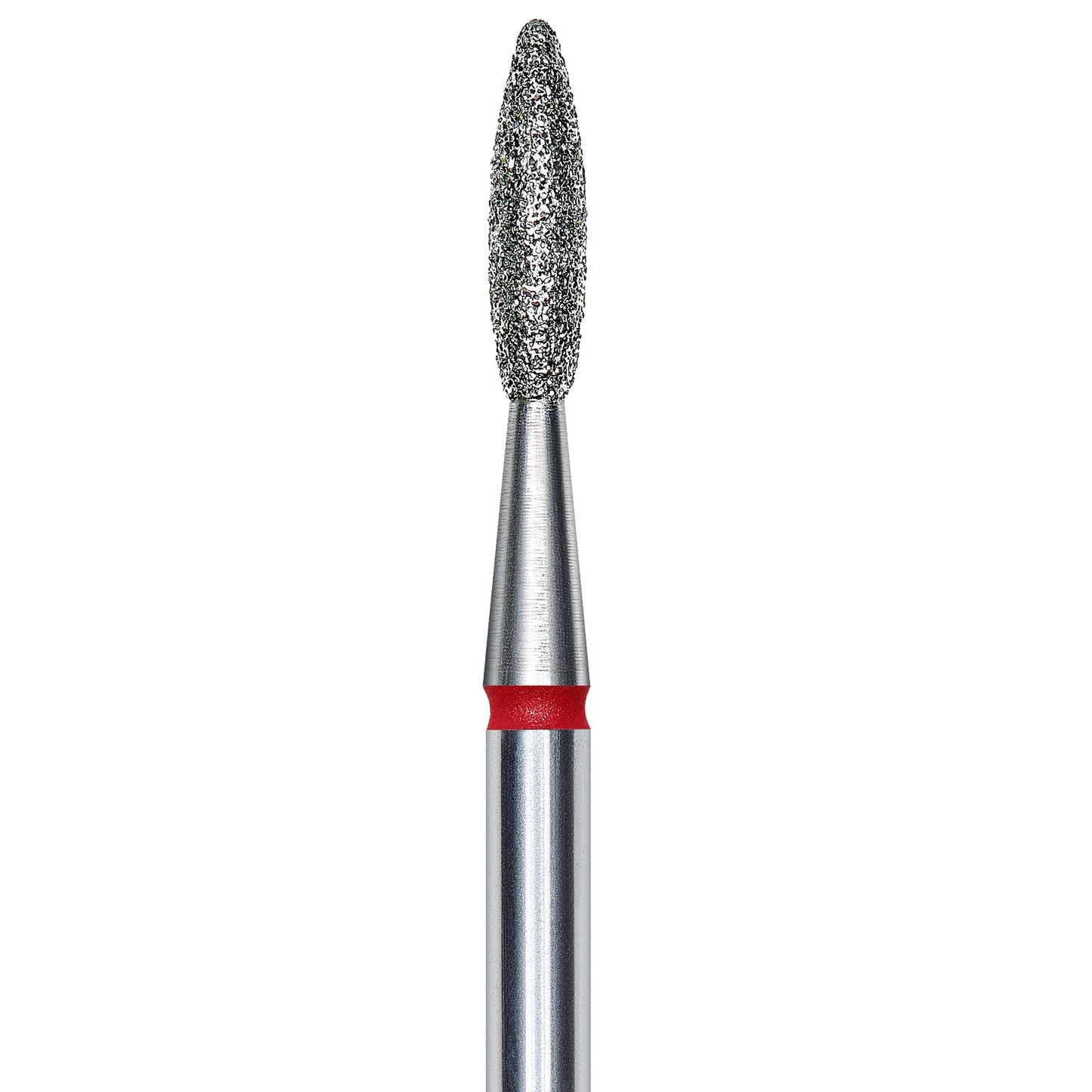 DIAMOND NAIL DRILL BIT, "FLAME", RED, HEAD DIAMETER 2.1/8MM (FA10R021/8) - STALEKS™-1