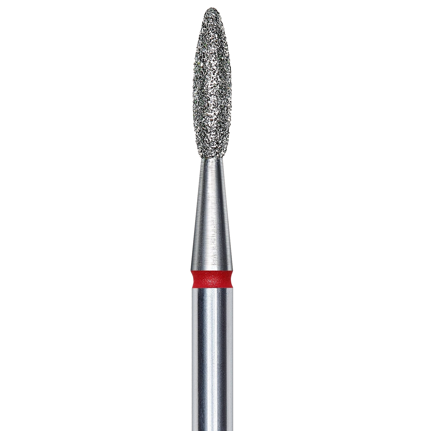 DIAMOND NAIL DRILL BIT, "FLAME", RED, HEAD DIAMETER 2.1/8MM (FA10R021/8) - STALEKS™-1
