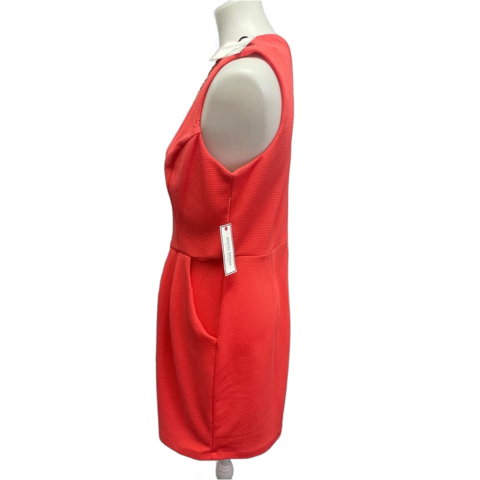 New Bisou Bisou Womens Size 12 Sleeveless Dress w Detachable Necklace & Pockets
