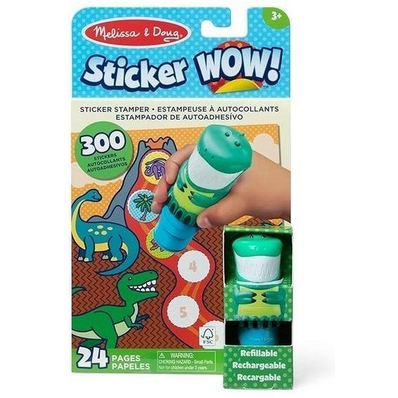 MAC STW StckrWowActvtyPadSetDino GML (0681147005501)-0