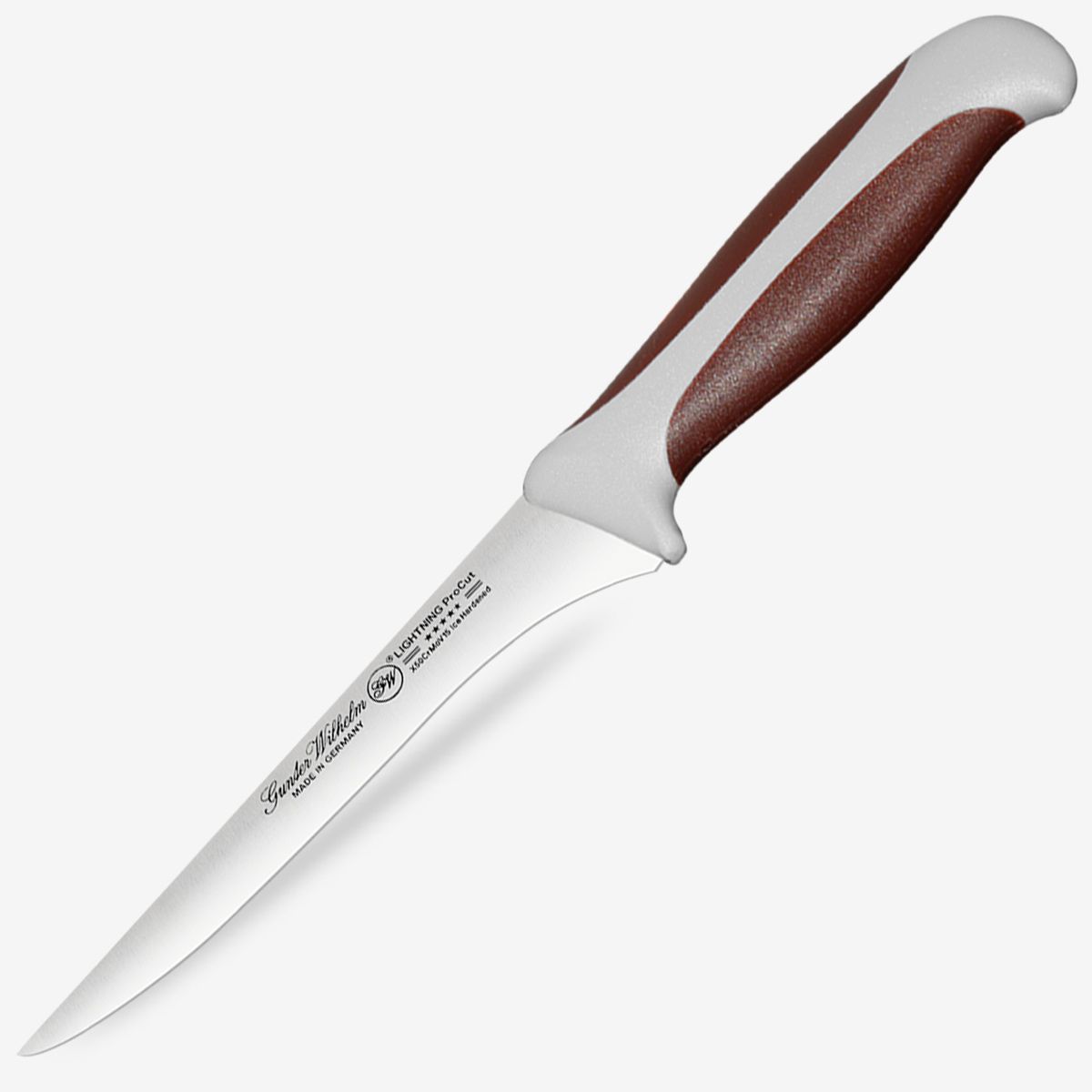 Gunter Wilhelm Lightning Boning Knife, 6 Inch | Brown and Grey ABS Handle SKU: 10-114-0306-0