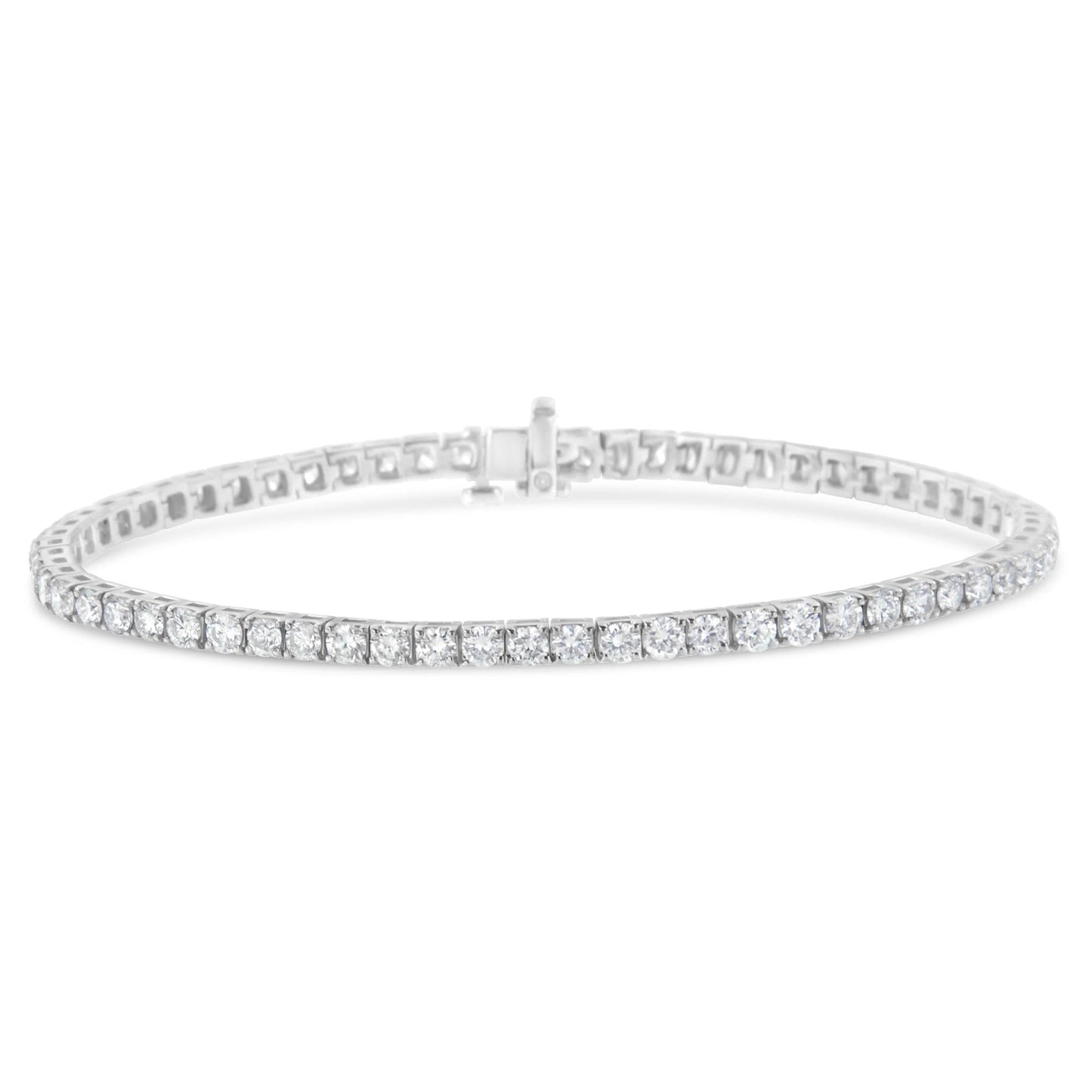 IGI Certified Diamond 14K White Gold Classic 7” Tennis Bracelet - Choice of Carat Weights-0