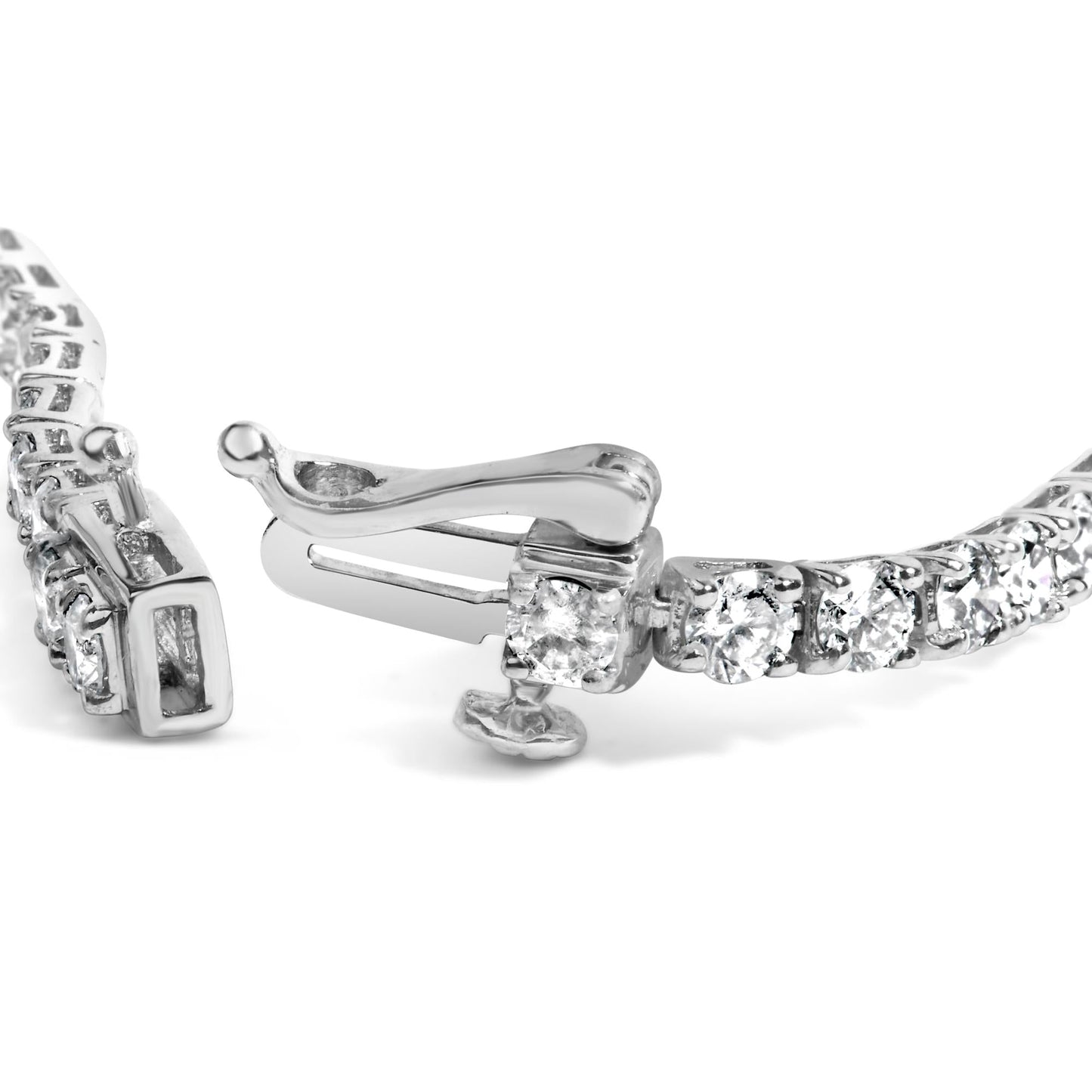 14K Gold 5.0 Cttw Lab Grown Diamond Tennis Bracelet (F-G Color, VS1-VS2 Clarity) - 7.25" Inches-3