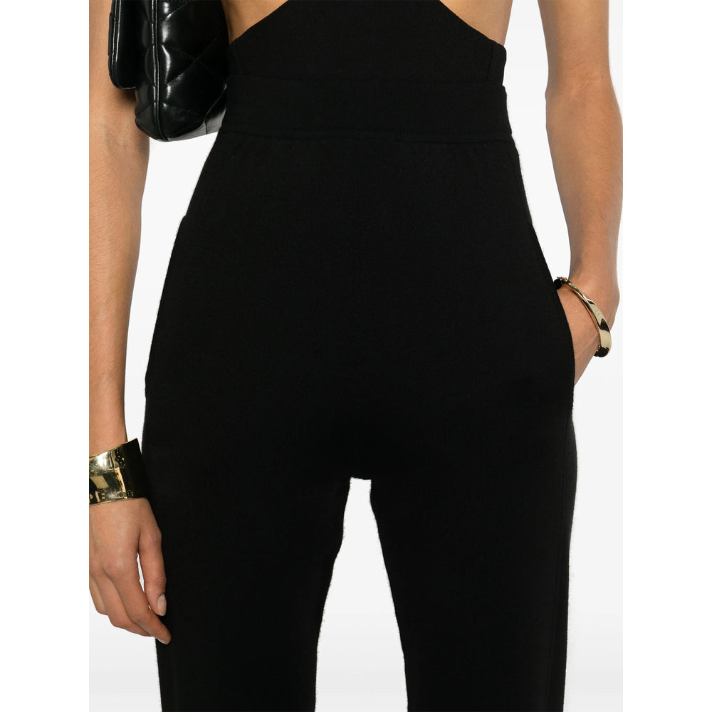 Saint Laurent Black Trousers - Track Pants Women