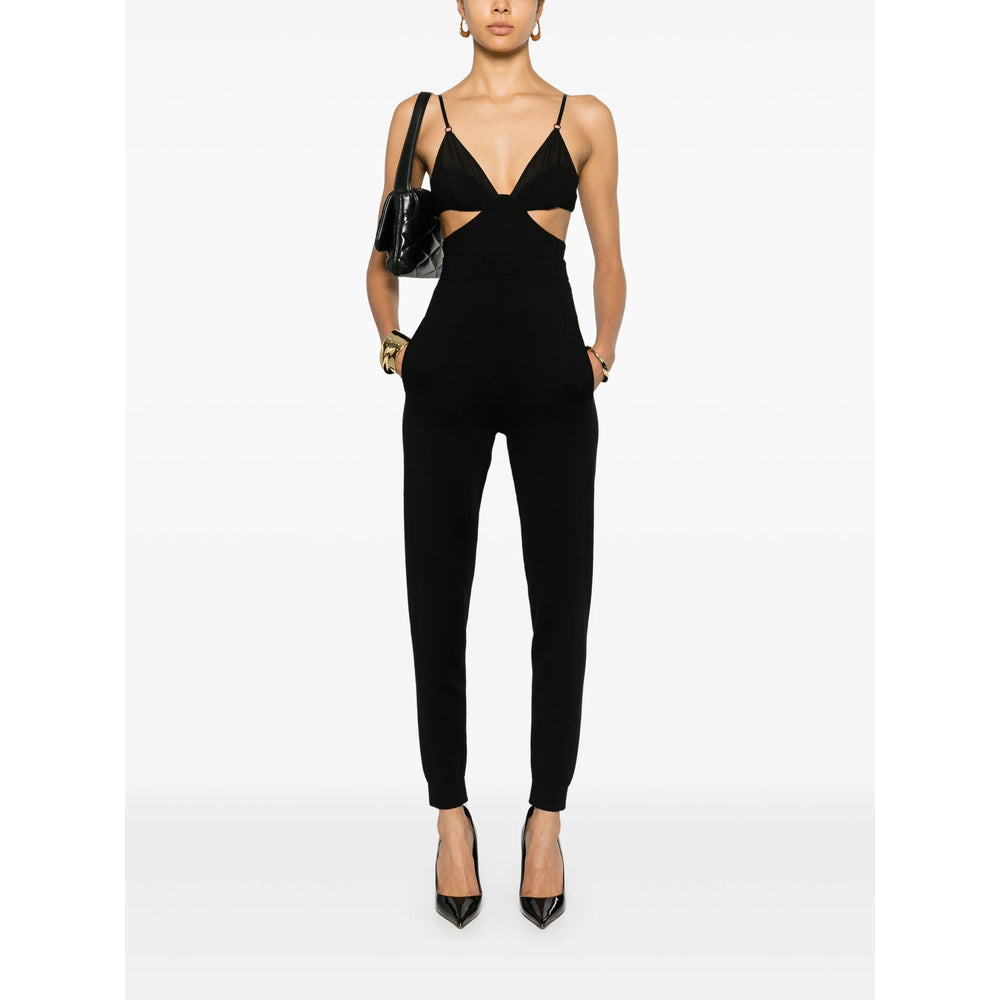 Saint Laurent Black Trousers - Track Pants Women