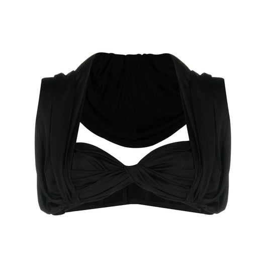 Saint Laurent Black Tops - Vests & Tank Tops Women