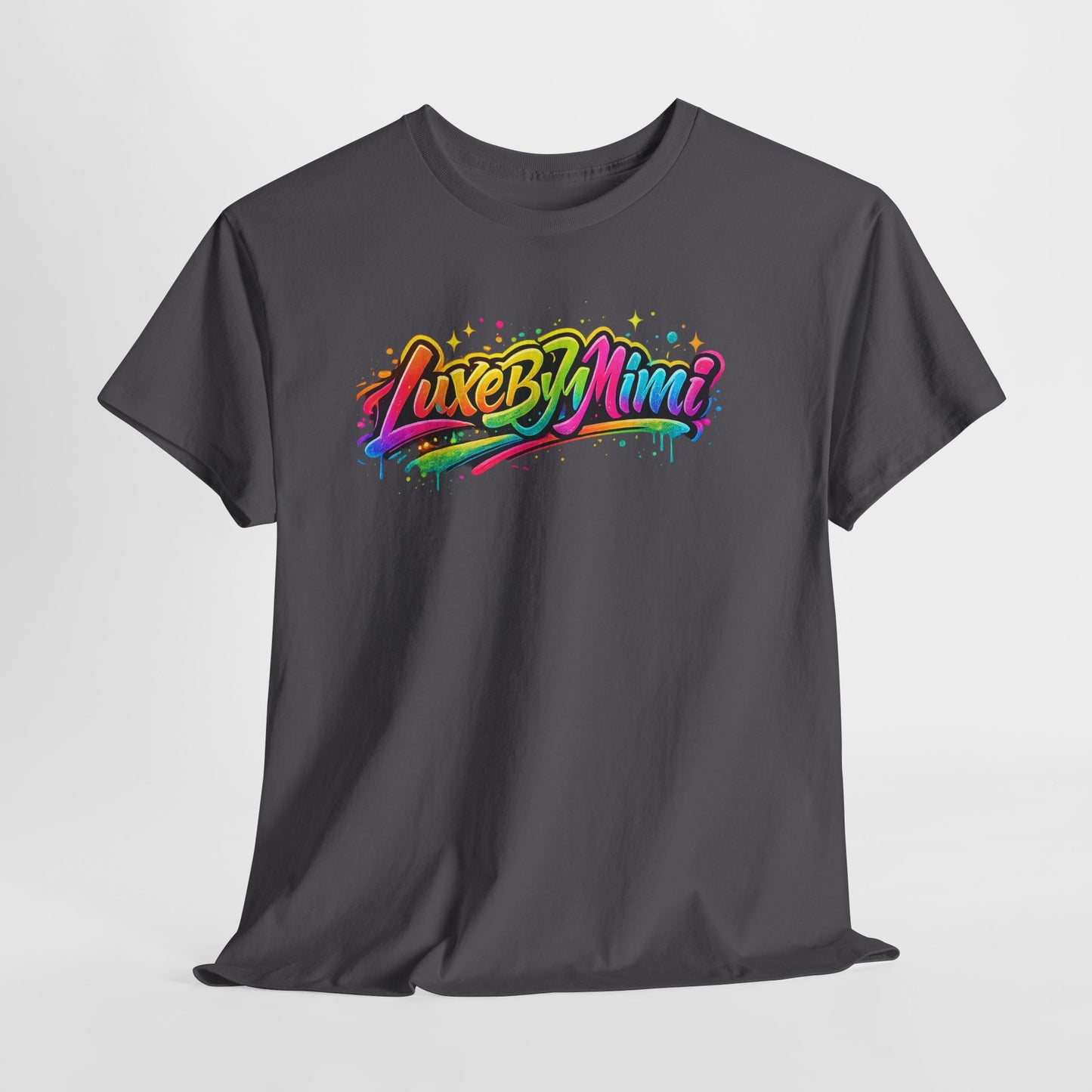 Graffiti Logo T-Shirt — 'Luxe By Mimi' Brand Colorful Streetwear Tee