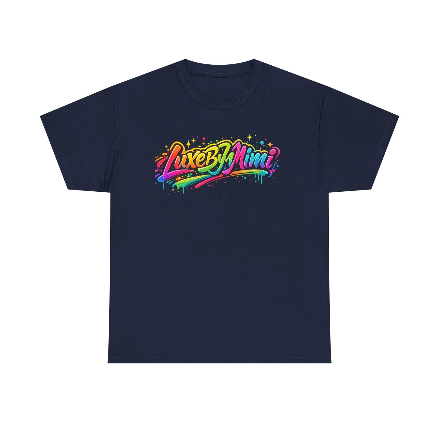 Graffiti Logo T-Shirt — 'Luxe By Mimi' Brand Colorful Streetwear Tee