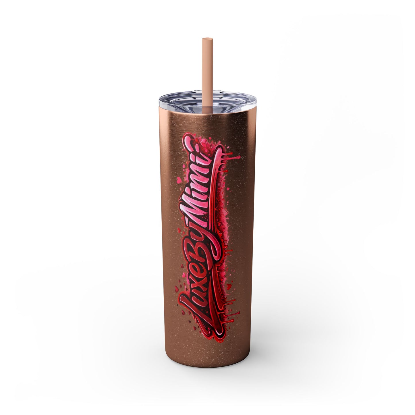 Skinny Tumbler – 'Lake & Lemons' Red Script 20oz Insulated Straw Tumbler