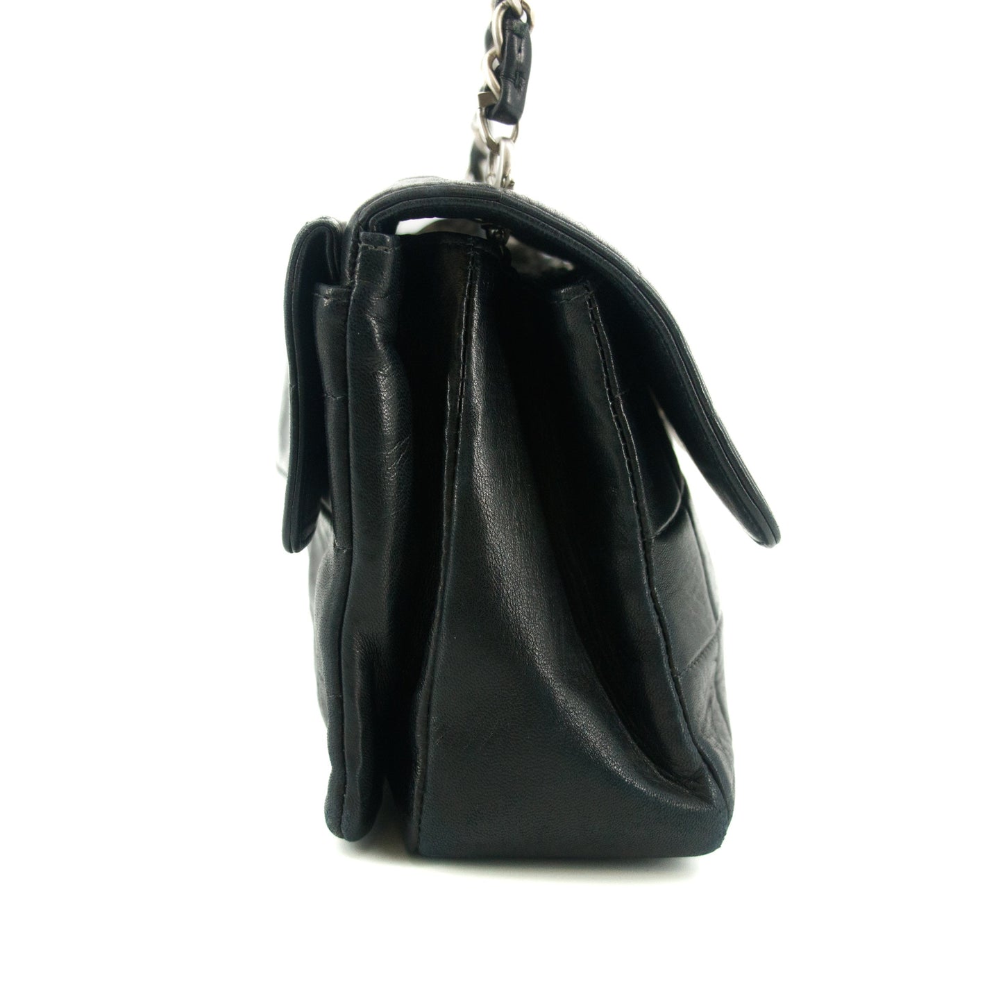 Chanel 2.55 Chocolate Bar Lambskin Shoulder Bag #6063
