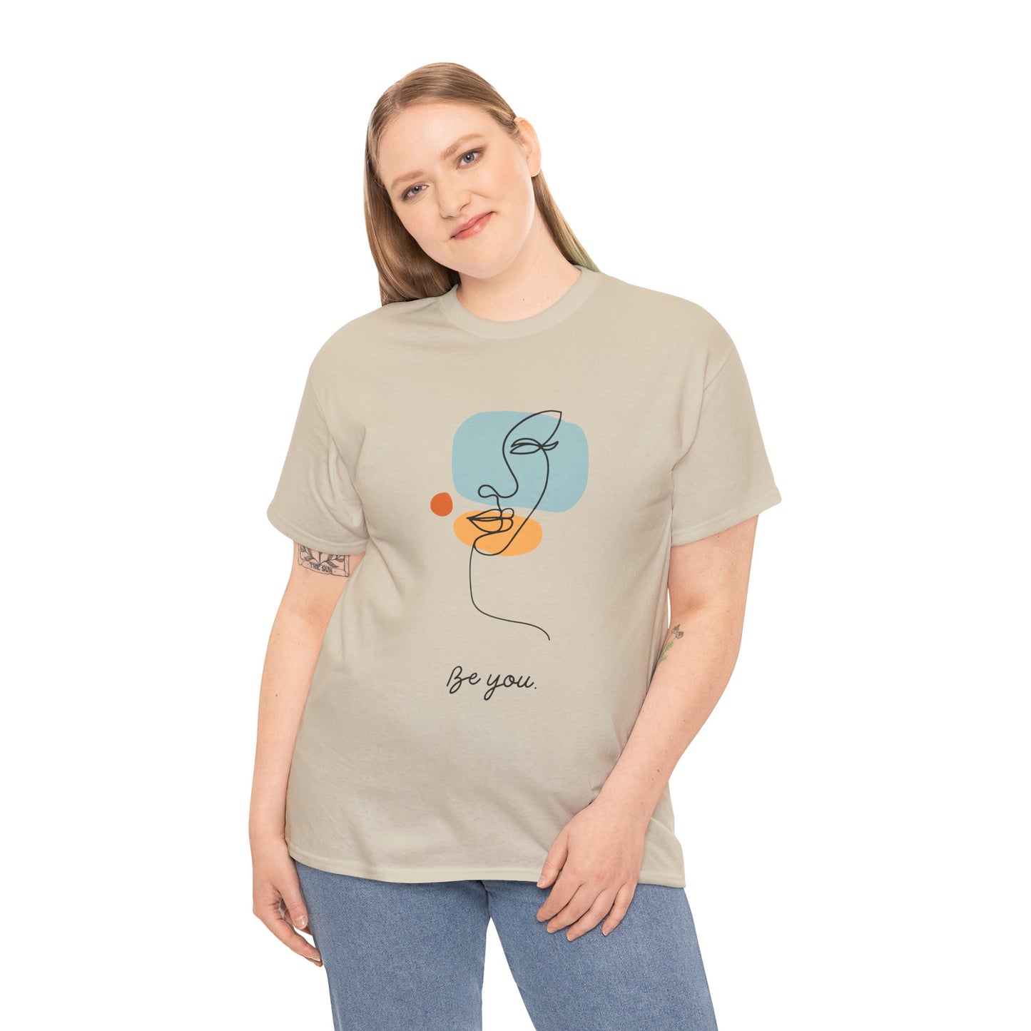Be You Unisex Cotton Tee - Inspirational Graphic Tee for Self-Love, Gift for Friends, Casual Wear, Birthday, Everyday Comfort