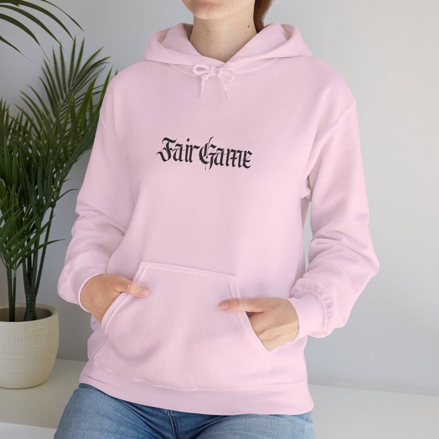 Fair Game Unisex Heavy Blend Hoodie, Cozy Sweatshirt, Casual Lounge Wear, Gift for Gamers, Comfortable Street Style