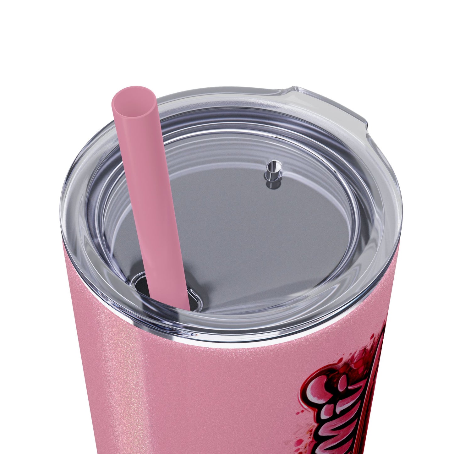 Skinny Tumbler – 'Lake & Lemons' Red Script 20oz Insulated Straw Tumbler