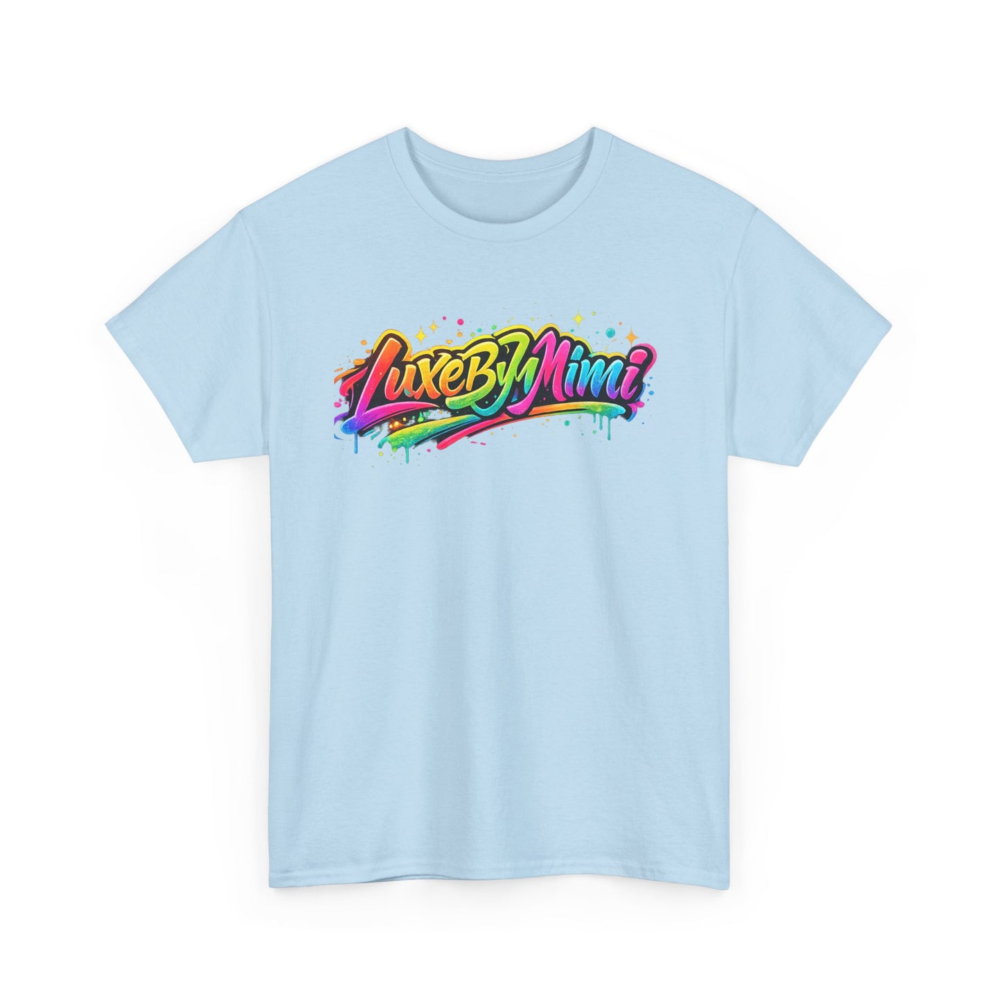 Graffiti Logo T-Shirt — 'Luxe By Mimi' Brand Colorful Streetwear Tee