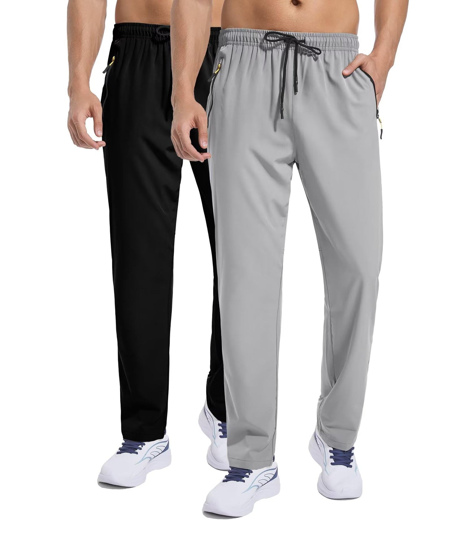 Zoofly Men's Sweatpants Athletic Pants Breathable Quick Dry Water Resistant Jogger Track Pants Workout Hiking Pants