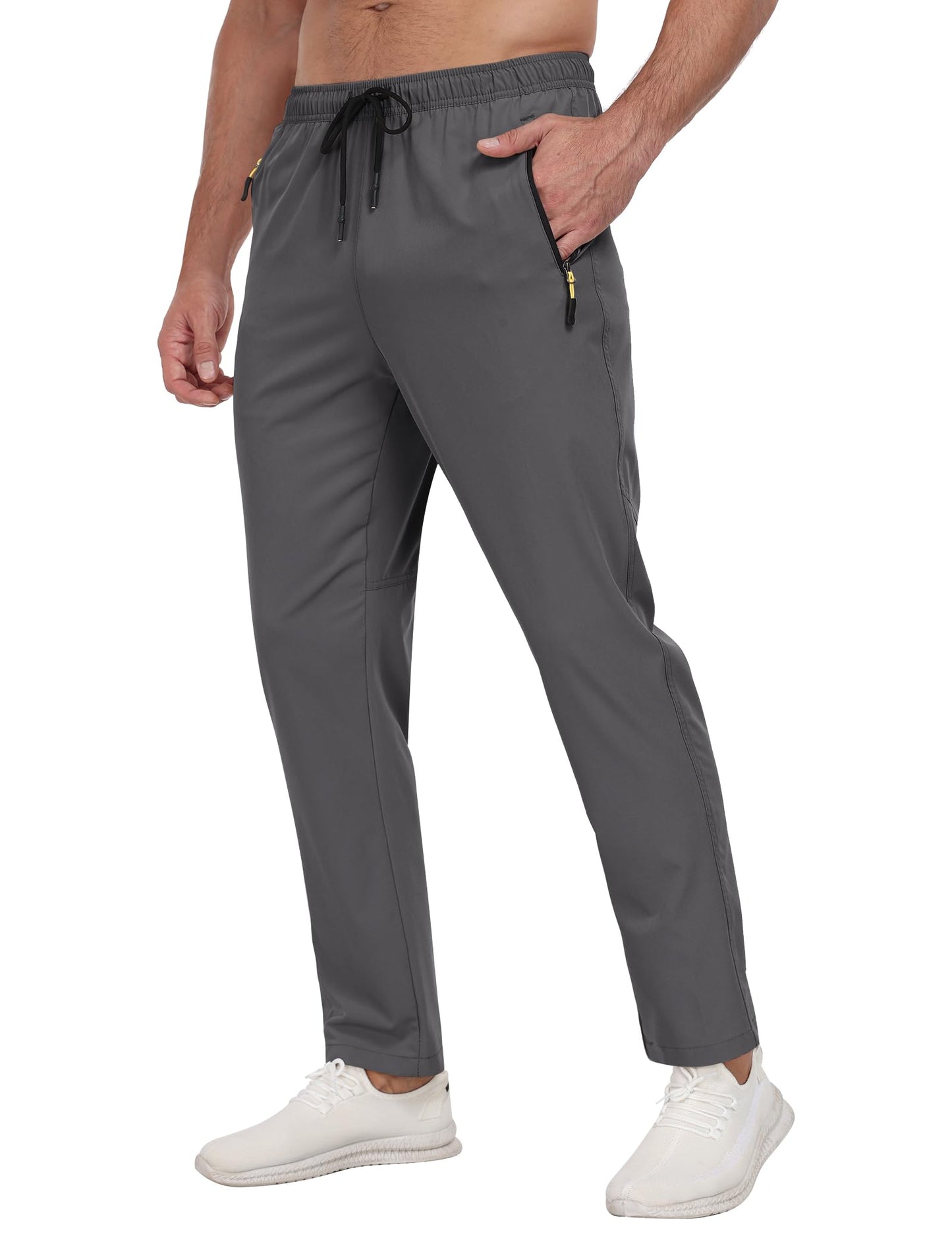 Zoofly Men's Sweatpants Athletic Pants Breathable Quick Dry Water Resistant Jogger Track Pants Workout Hiking Pants
