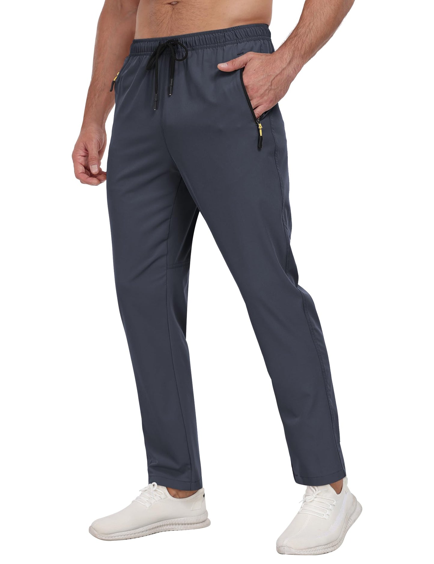 Zoofly Men's Sweatpants Athletic Pants Breathable Quick Dry Water Resistant Jogger Track Pants Workout Hiking Pants