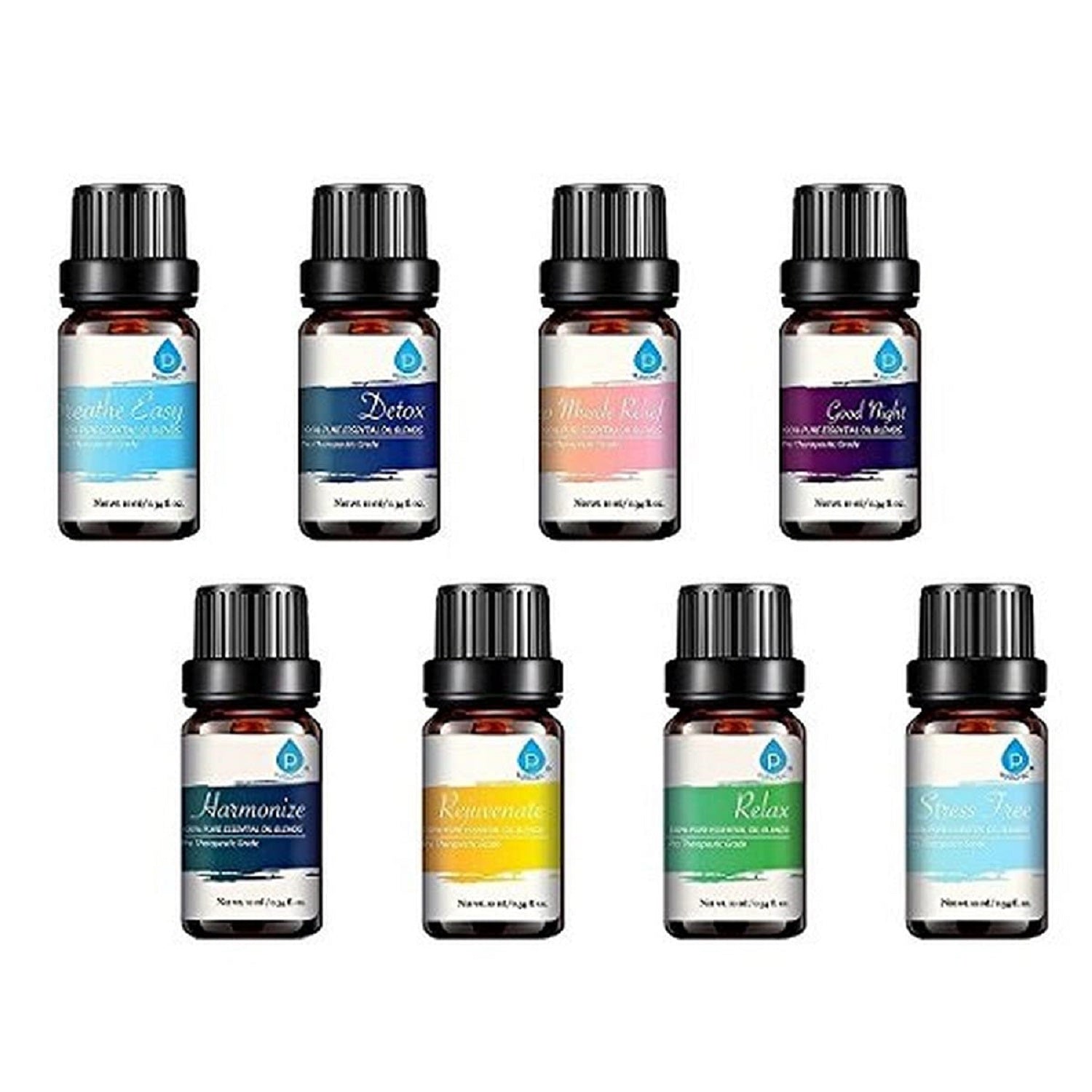 8 Pack of 100% Pure Essential Aromatherapy Oils-0