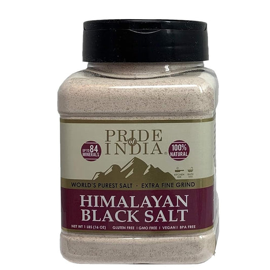 Himalayan Black Rock Salt (Kala Namak) - Extra Fine Grind-0