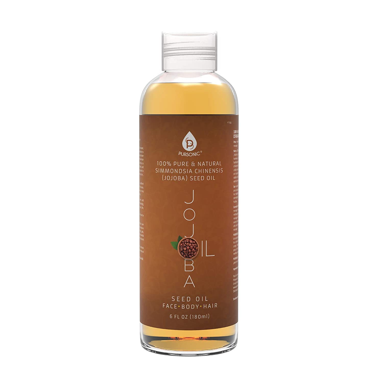 100% Pure & Natural Golden Jojoba Oil 6 Oz-0