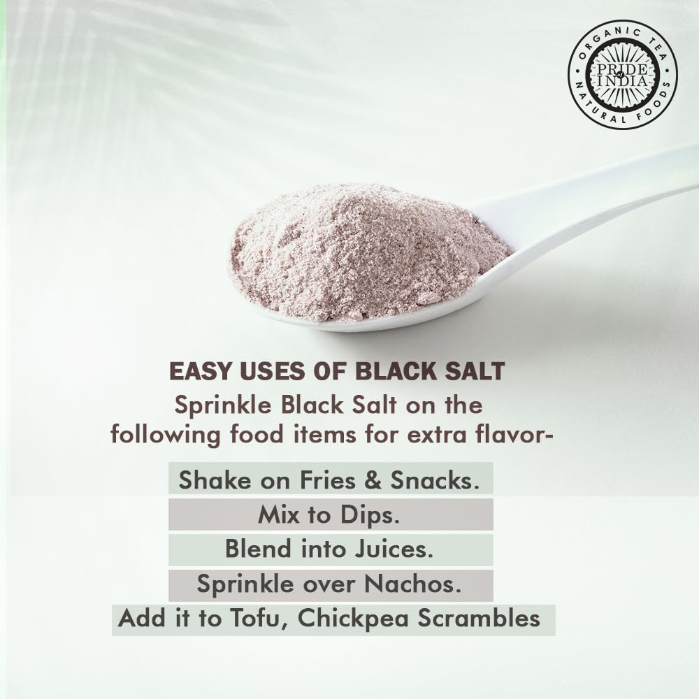 Himalayan Black Rock Salt (Kala Namak) - Extra Fine Grind-3